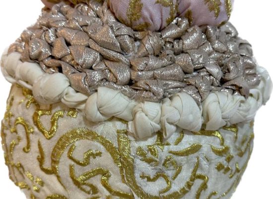 Prayer of Day Twelve:  Work Size: 70 cm Medium: Fabrics